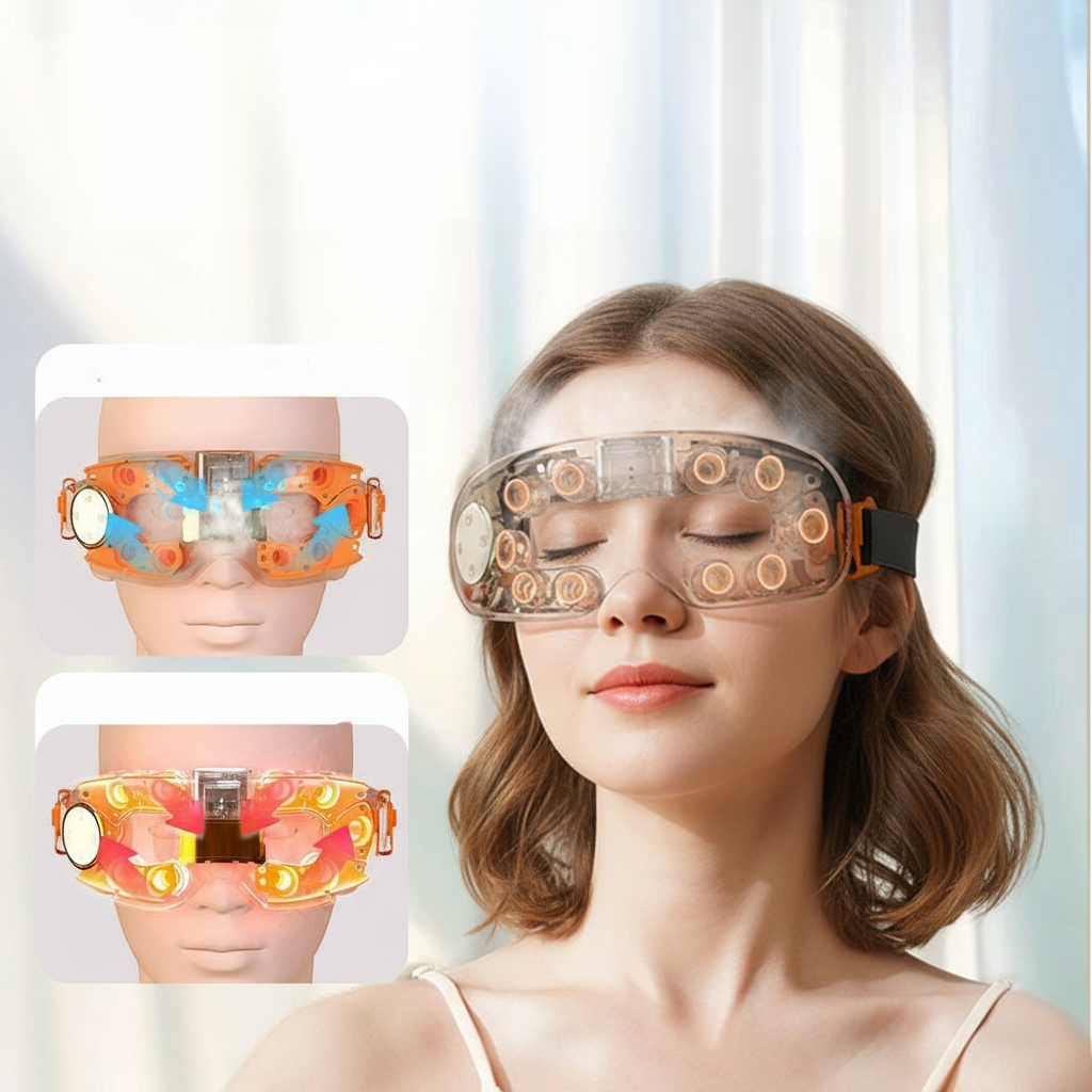 Masque Oculaire Massant V2 – Technologie Vapeur Active